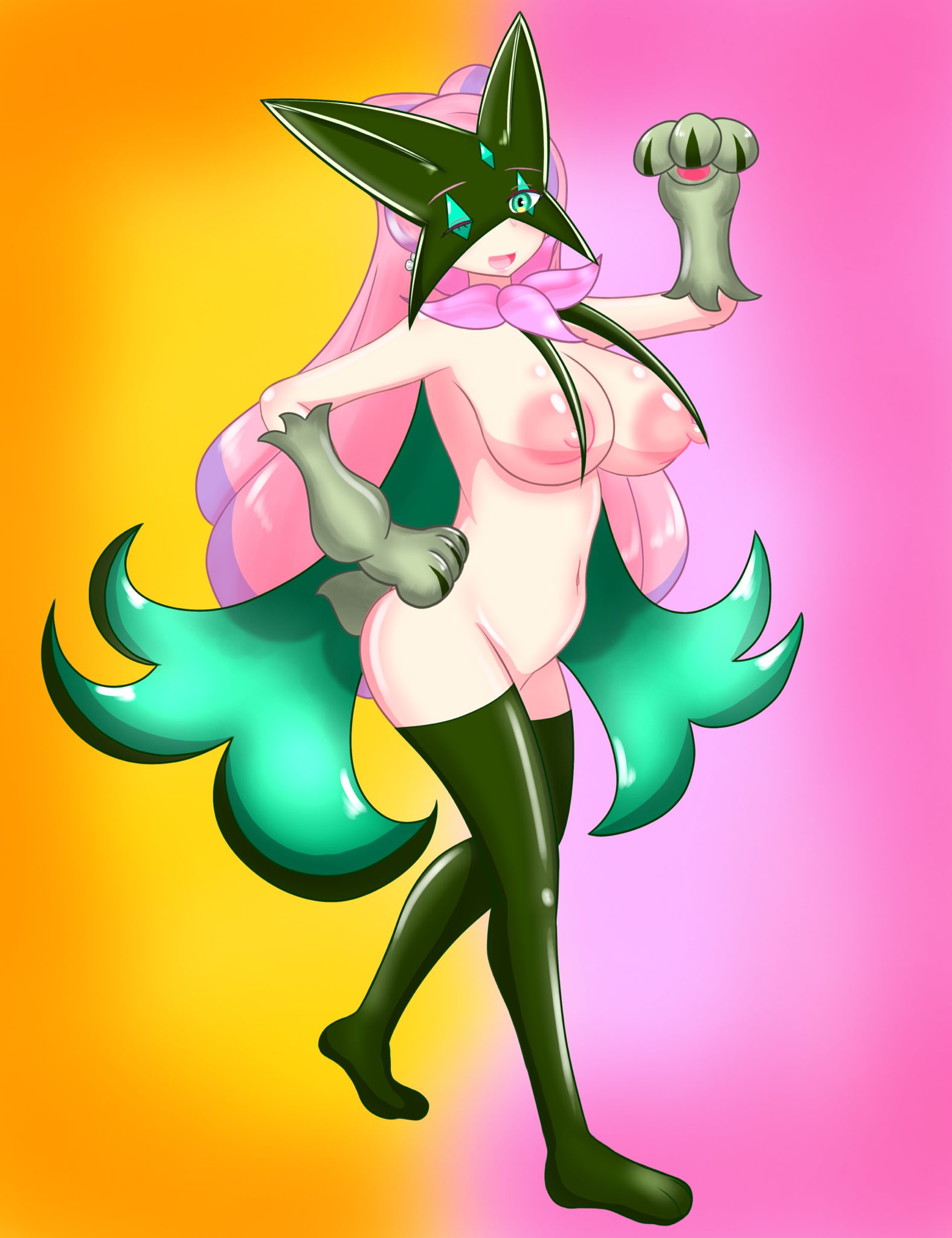 Meowscarada (Cosplay) Rule 34 Image