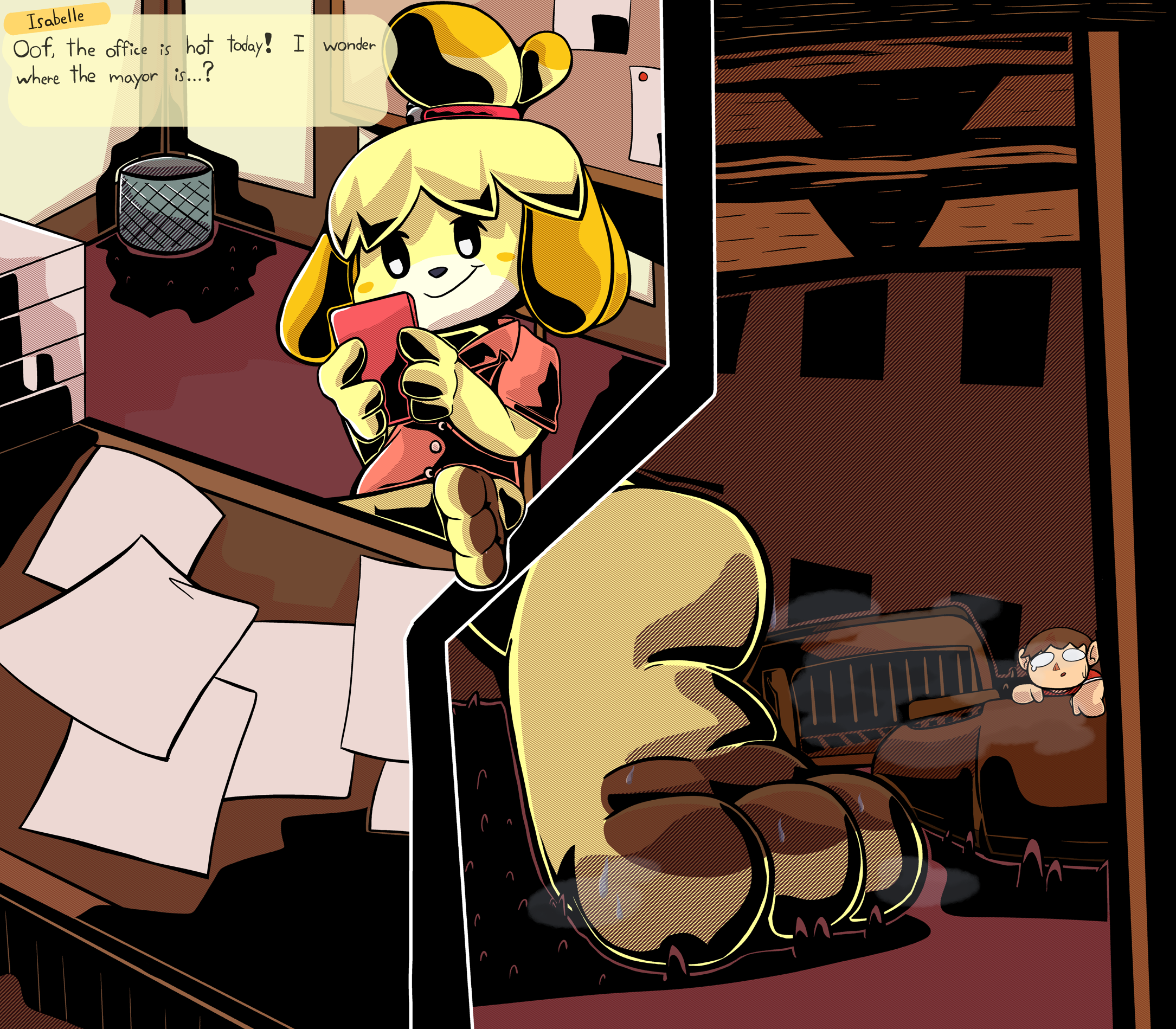 Isabelle (Animal Crossing) Rule 34 Image
