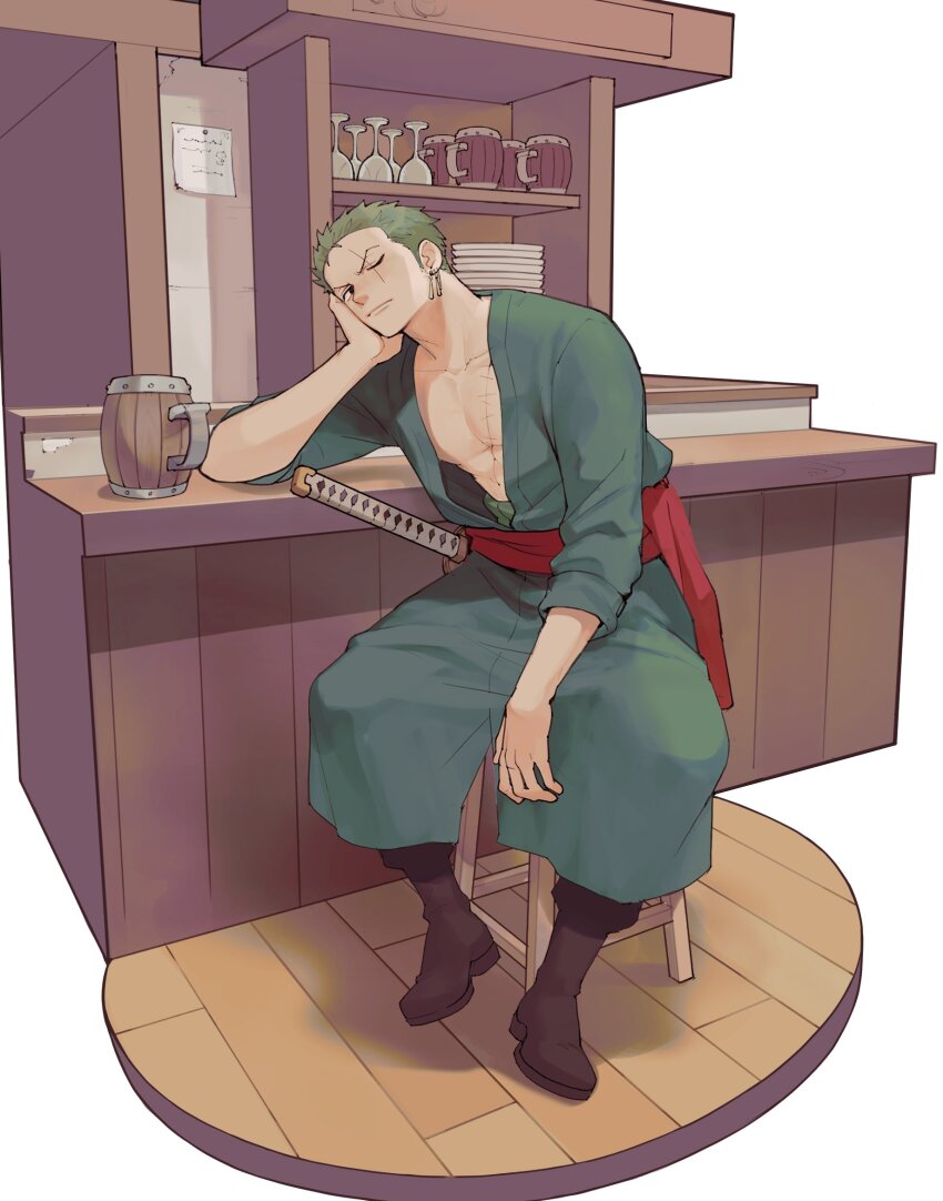 Roronoa Zoro (One Piece) Rule 34 Image