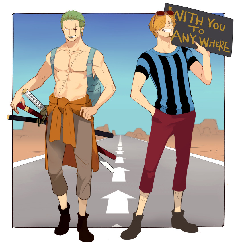 Roronoa Zoro (One Piece) Rule 34 Image