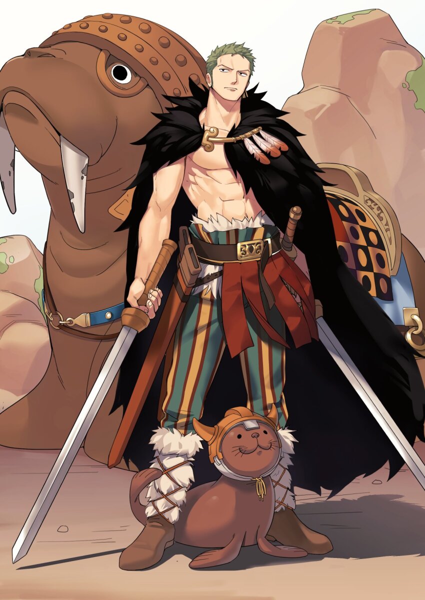Roronoa Zoro (One Piece) Rule 34 Image