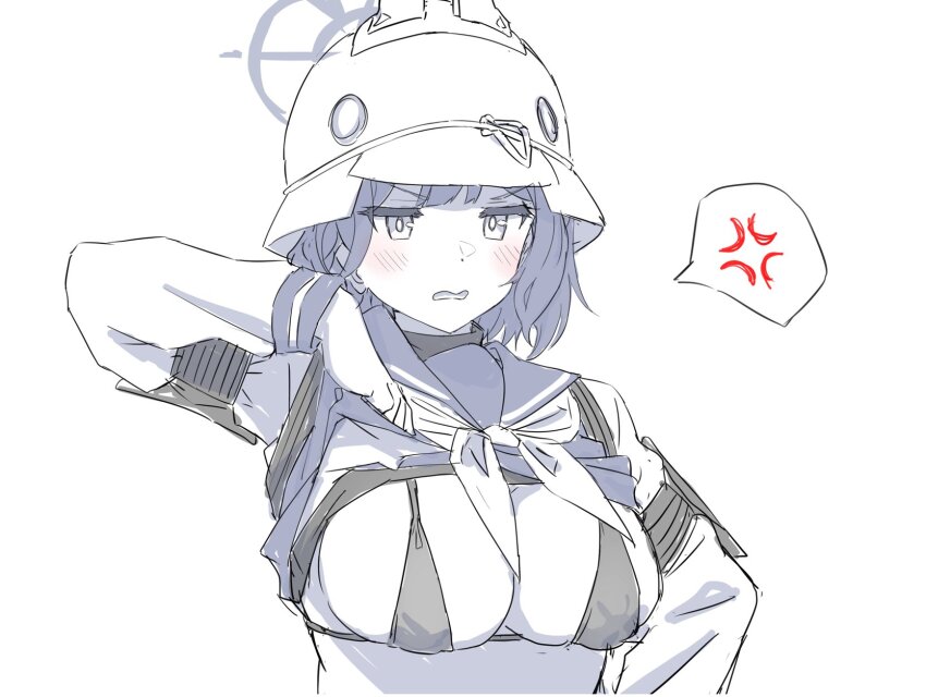Saki (Blue Archive) Rule 34 Image