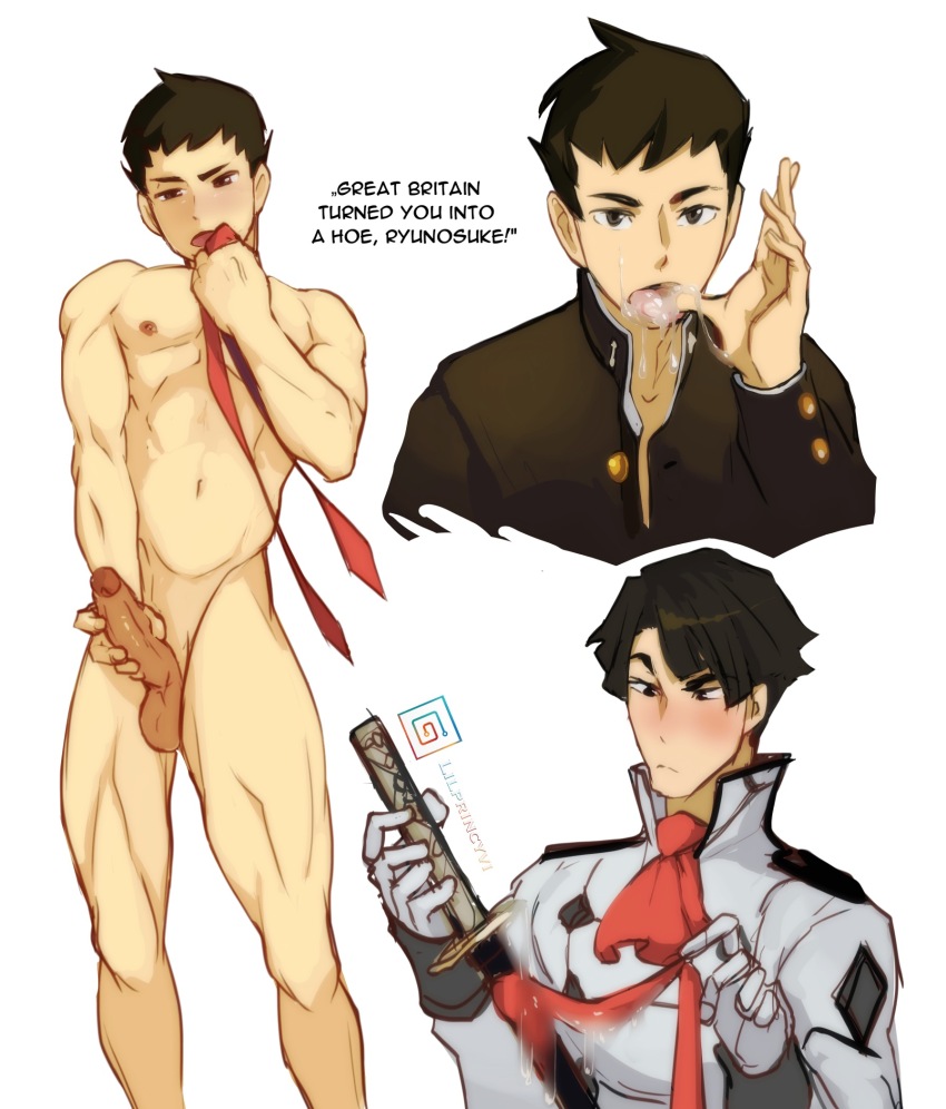 Kazuma Asogi (Ace Attorney) Rule 34 Image