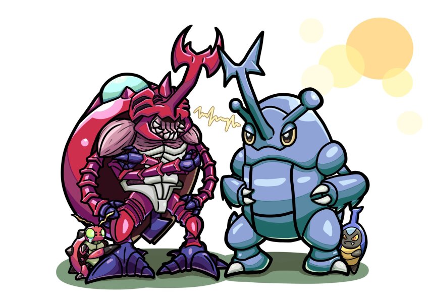 Gen 2 Pokemon (Atlurkabuterimon) Rule 34 Image