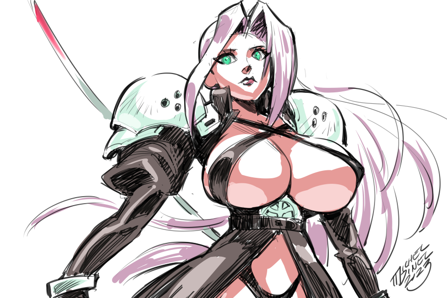 Sephiroth (Final Fantasy) Rule 34 Image