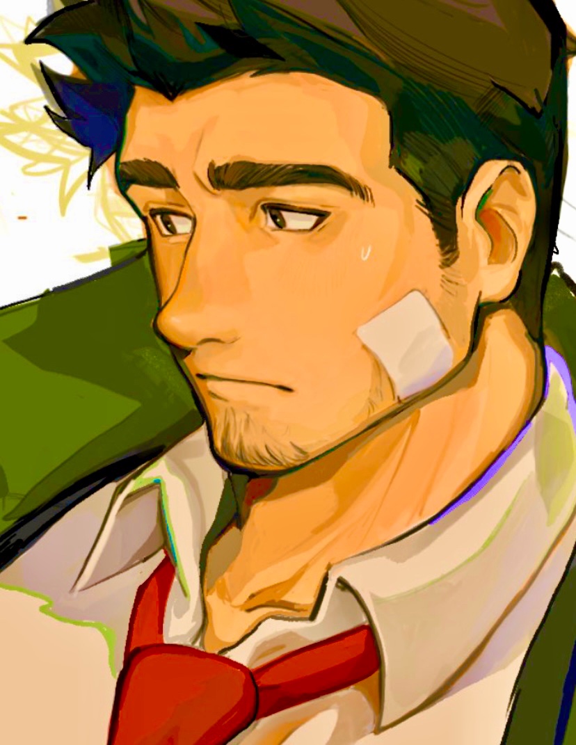 Dick Gumshoe (Ace Attorney) Rule 34 Image