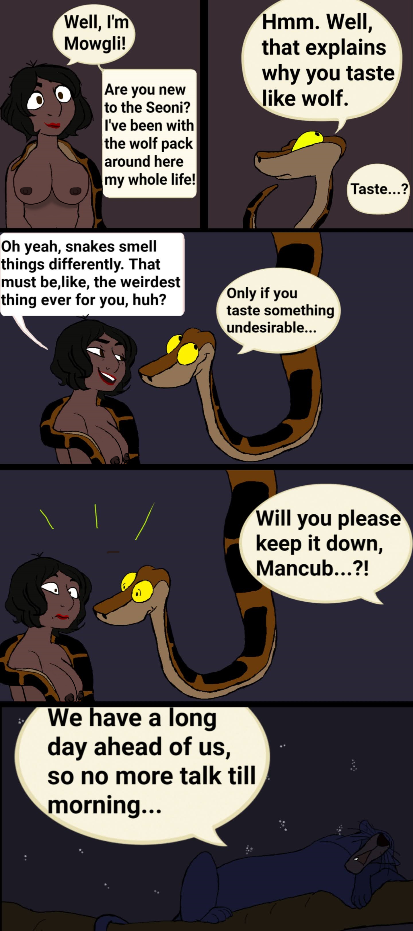 Kaa (The Jungle Book) Rule 34 Image