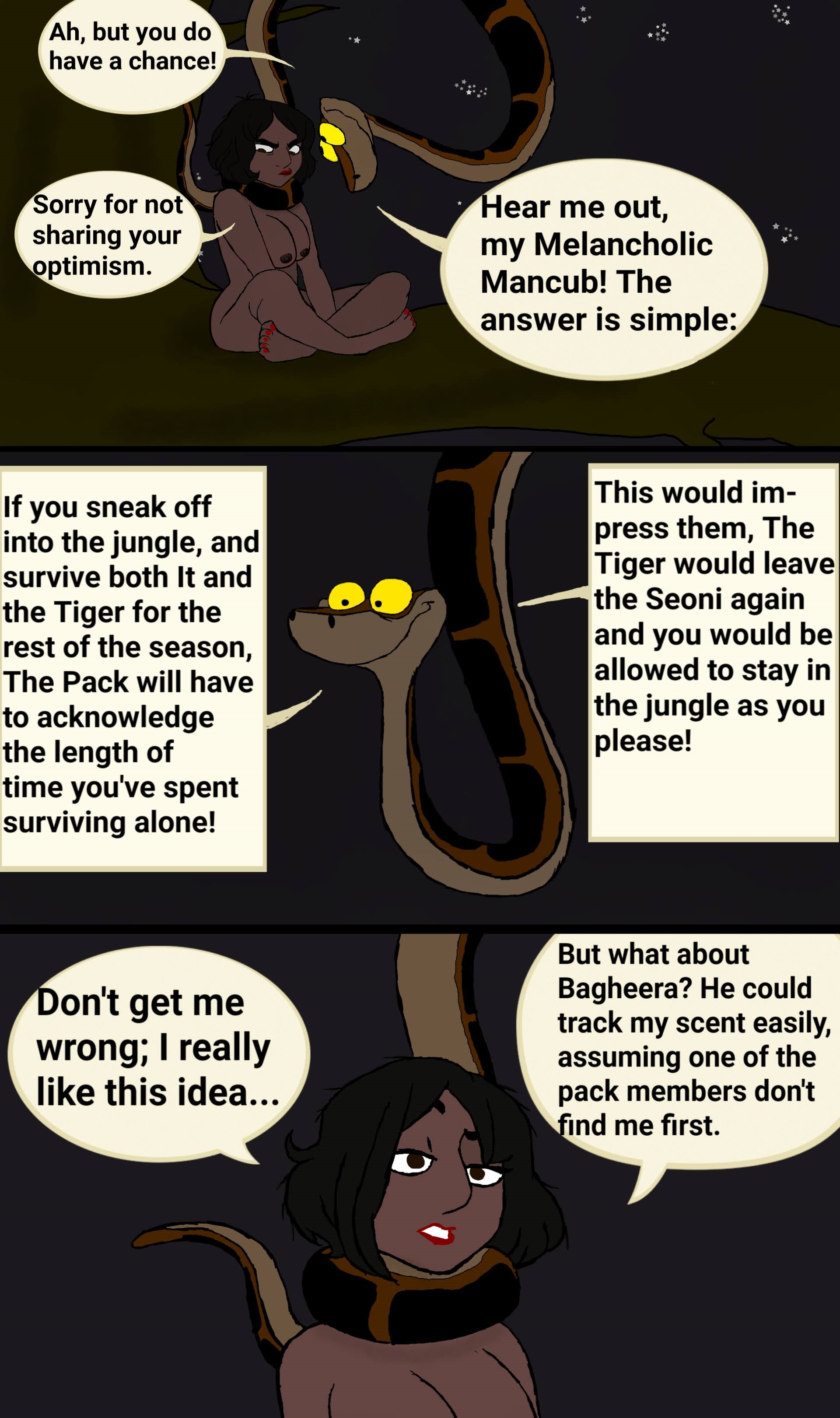 Kaa (The Jungle Book) Rule 34 Image