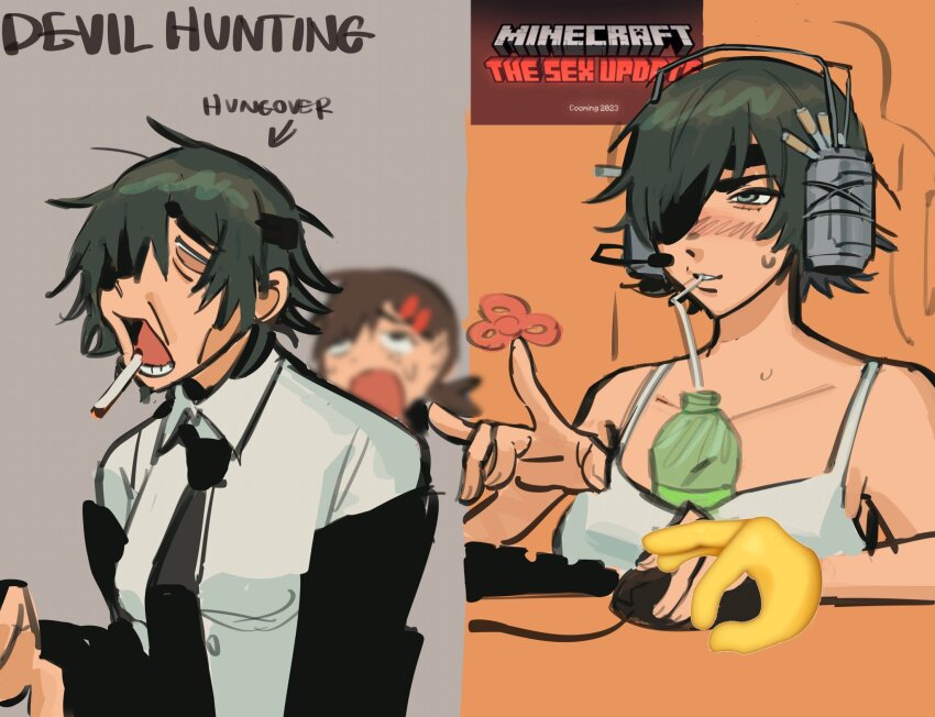Higashiyama Kobeni (Chainsaw Man) Rule 34 Image
