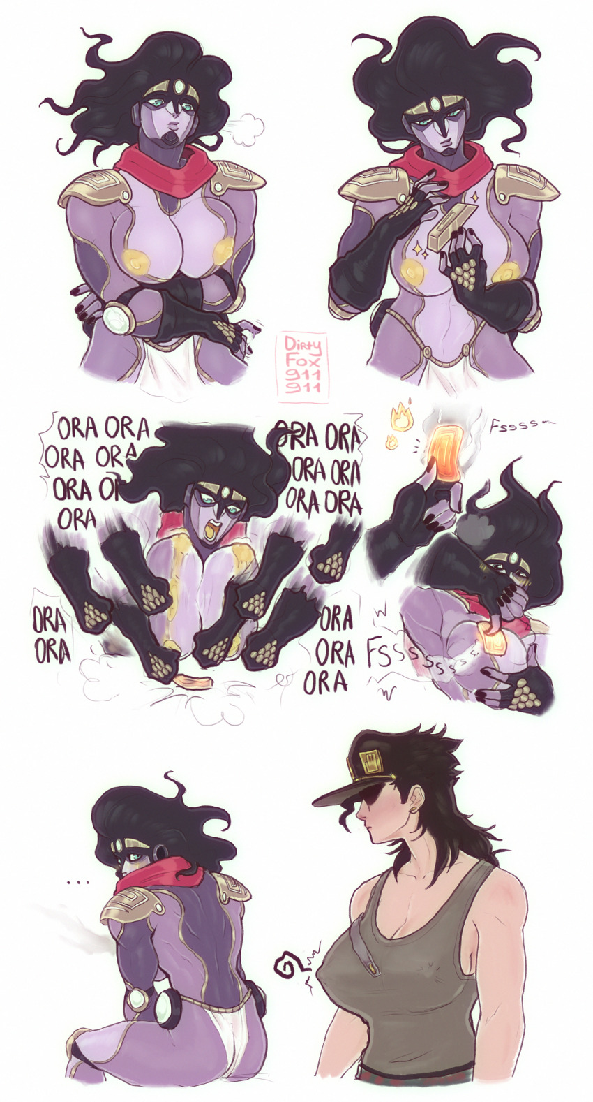 Star Platinum (Jojo No Kimyou Na Bouken) Rule 34 Image