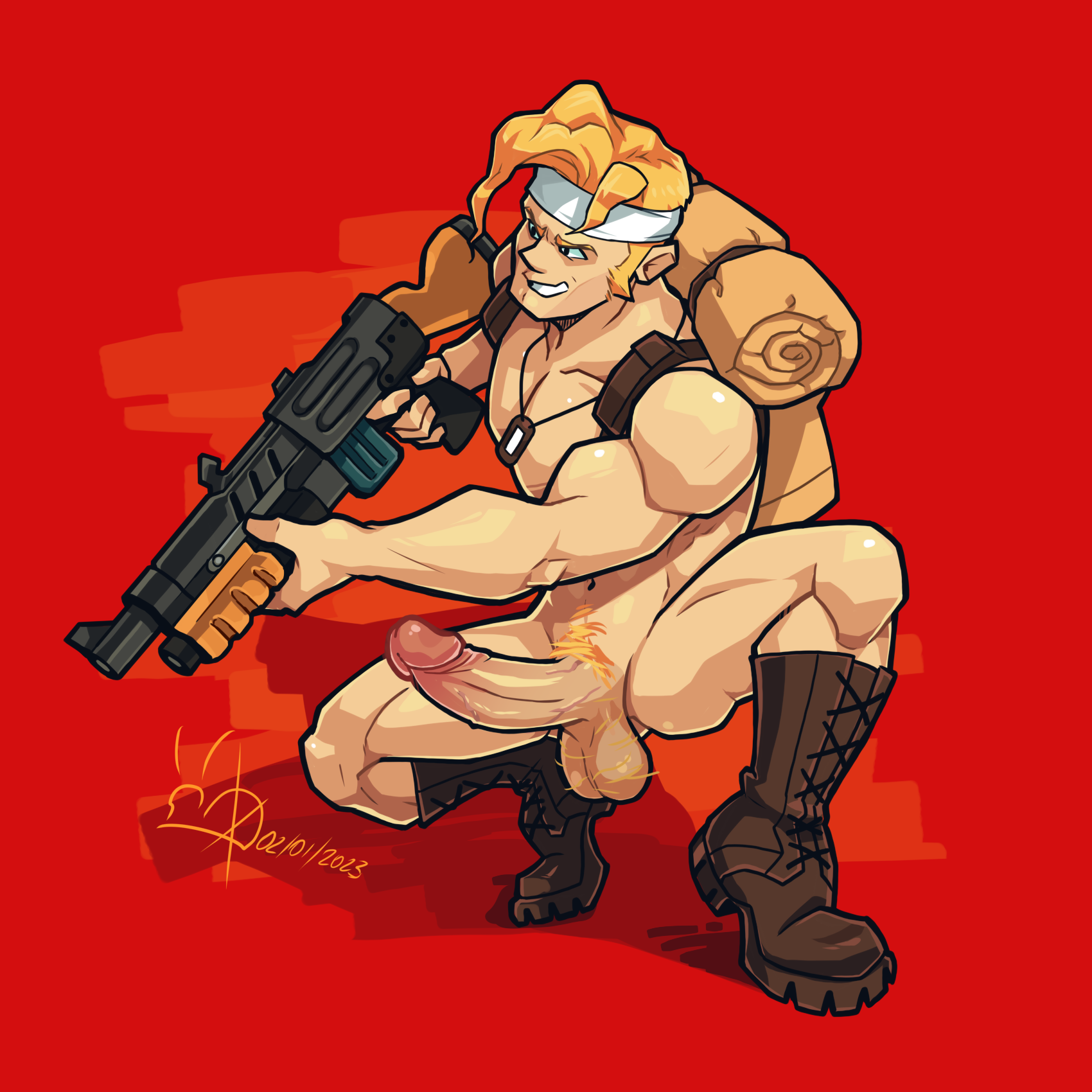 Marco Rossi (Metal Slug) Rule 34 Image