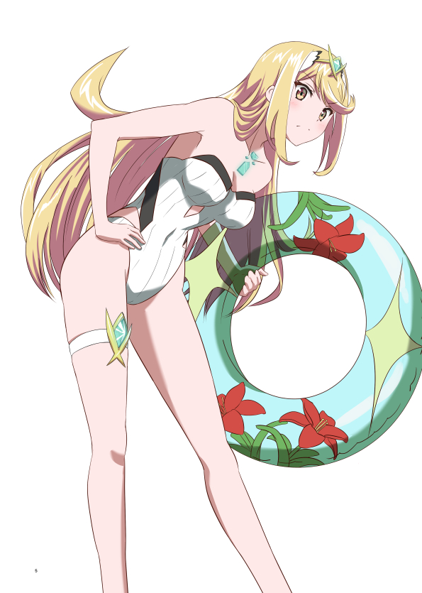 Mythra (Radiant Beach) (Xenoblade) Rule 34 Image