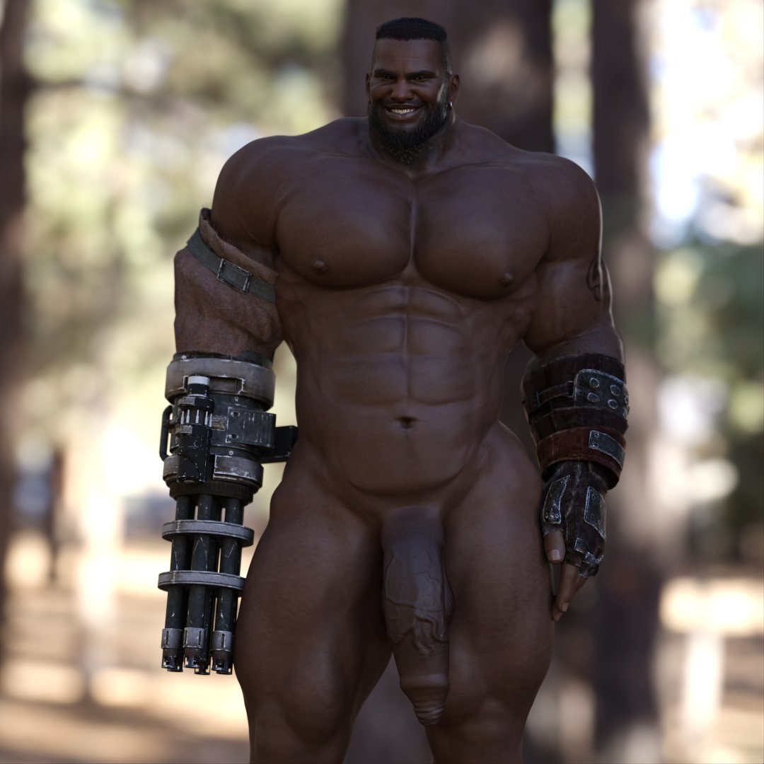 Barret Wallace (Final Fantasy) Rule 34 Image