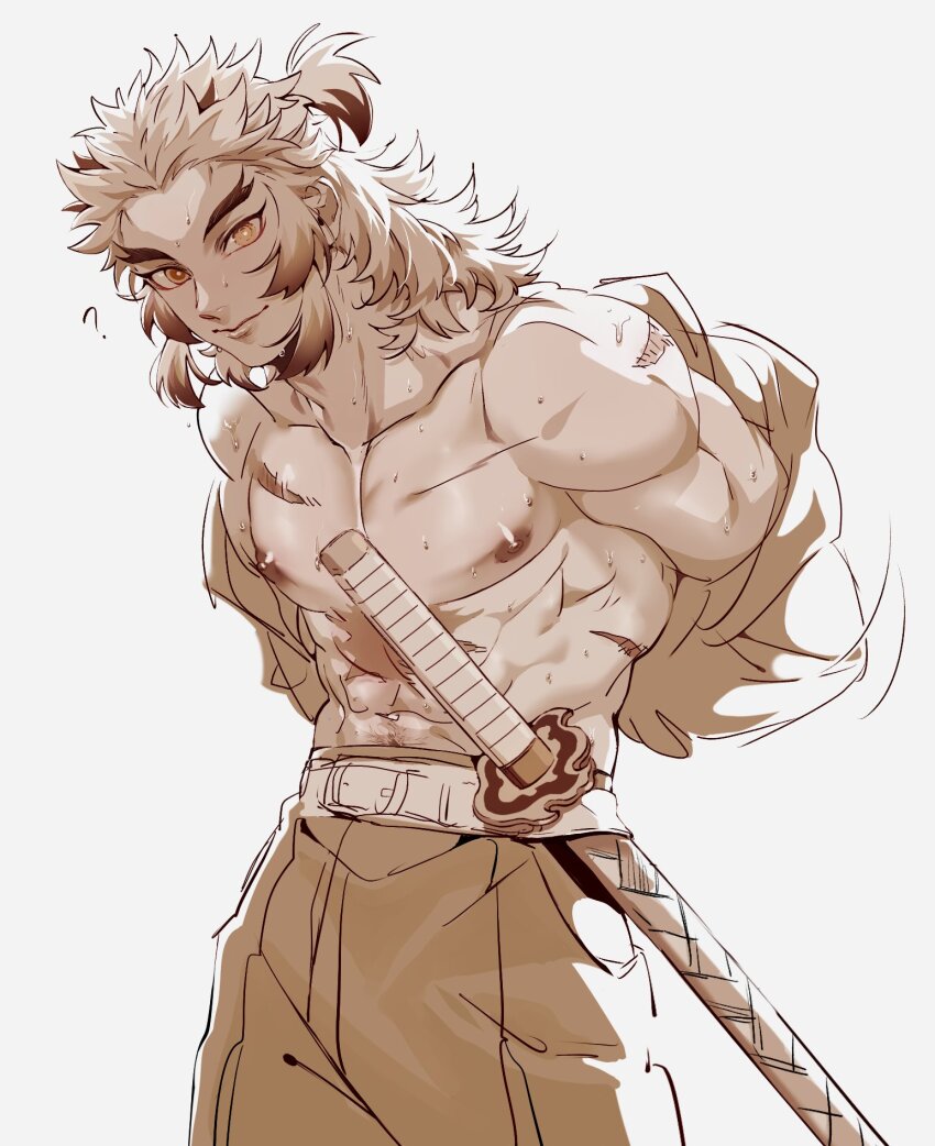 Rengoku Kyoujurou (Kimetsu No Yaiba) Rule 34 Image