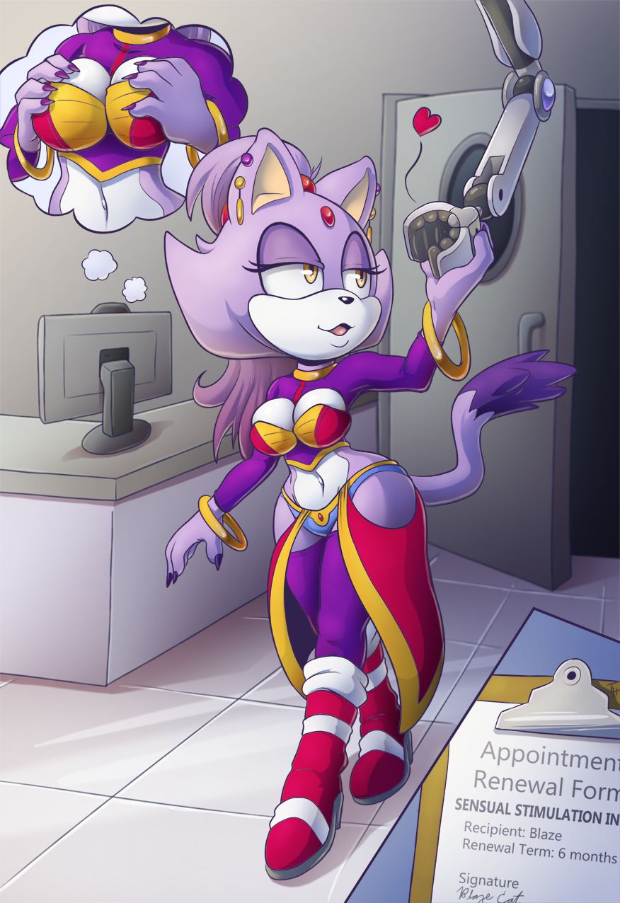 Blaze The Cat (Sega) Rule 34 Image