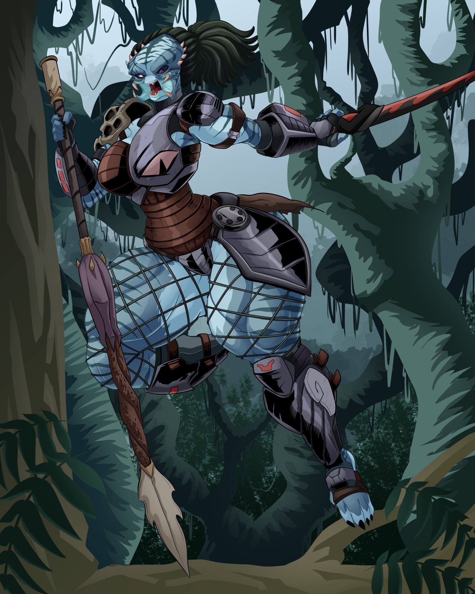 Female Yautja (Predator (Franchise)) Rule 34 Image
