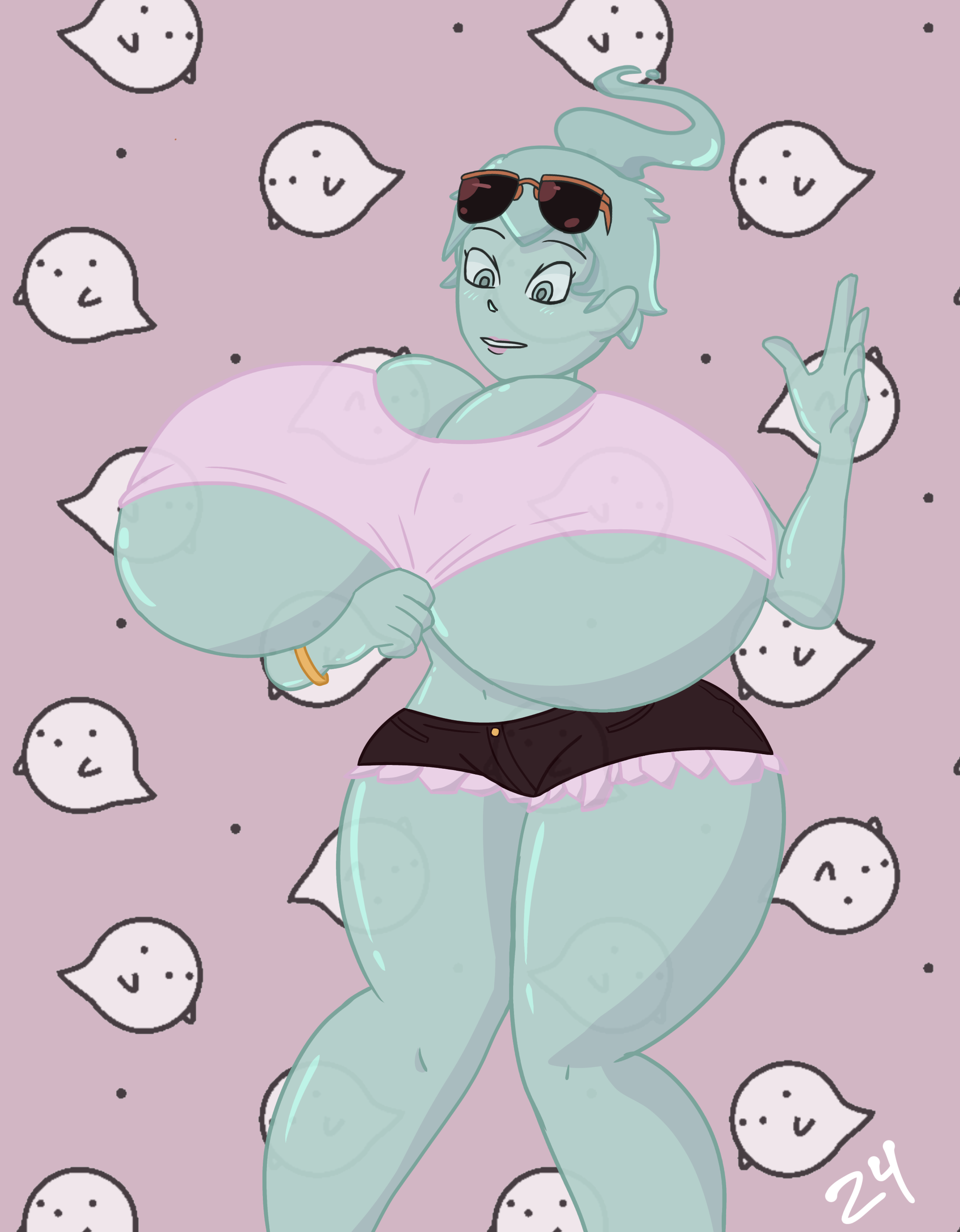 Polly Geist (Monster Prom) Rule 34 Image