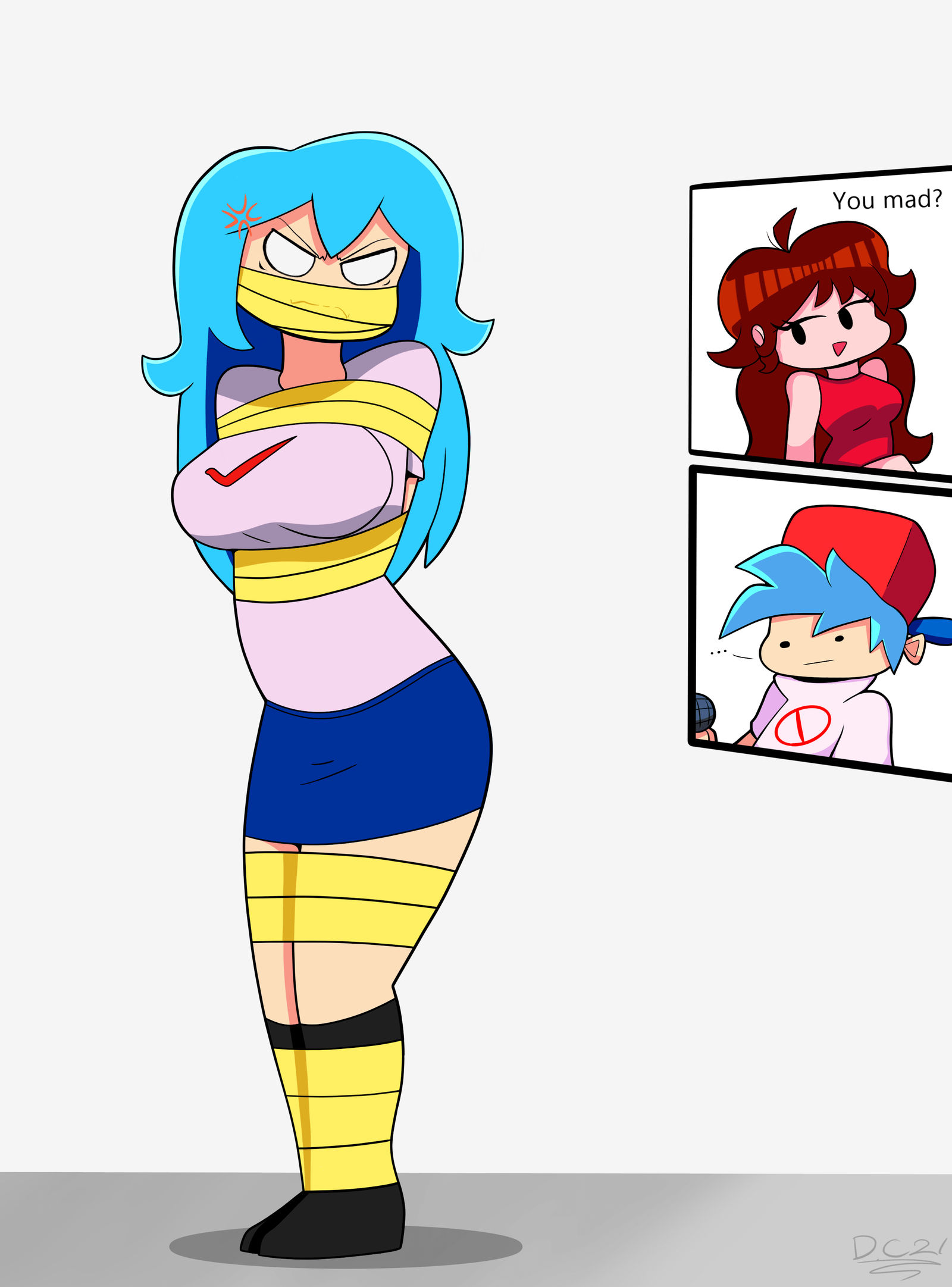 Boyfriend (Friday Night Funkin) Rule 34 Image