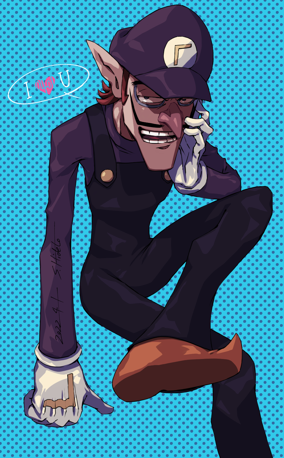 Waluigi (Mario (Series)) Rule 34 Image