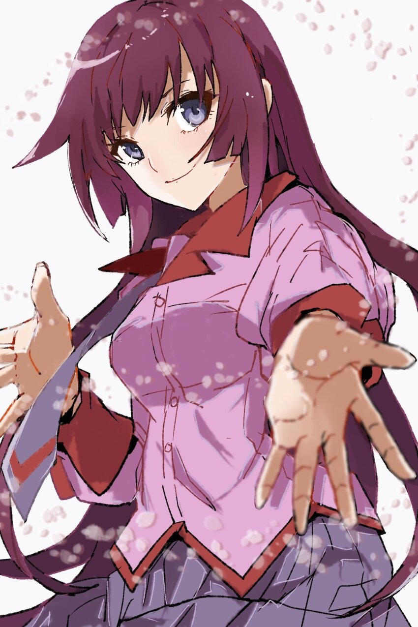 Senjougahara Hitagi (Bakemonogatari) Rule 34 Image