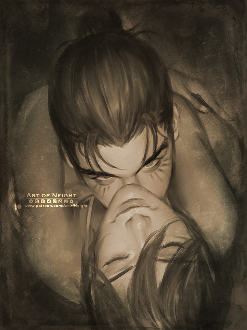 Eren Yeager (Kubrick Stare) Rule 34 Image