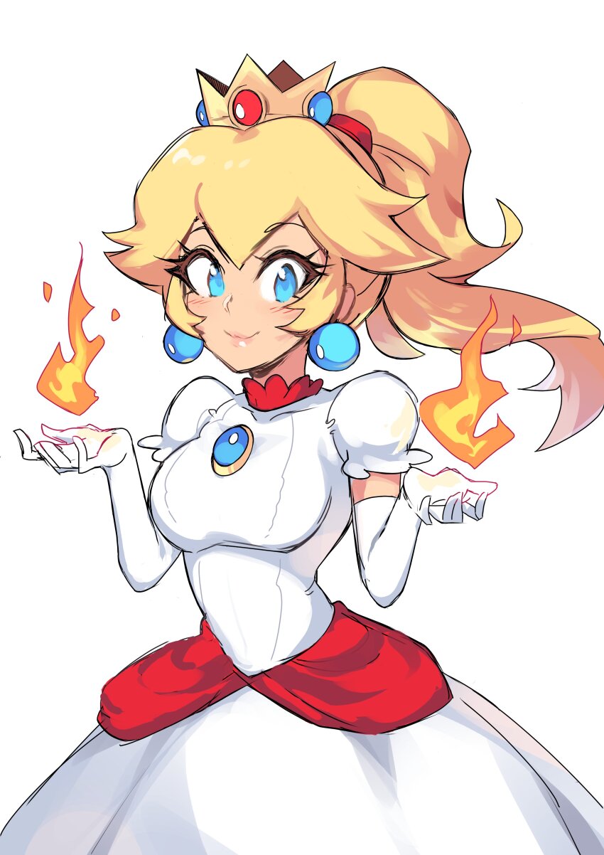 Fire Peach (Mario (Series)) Rule 34 Image