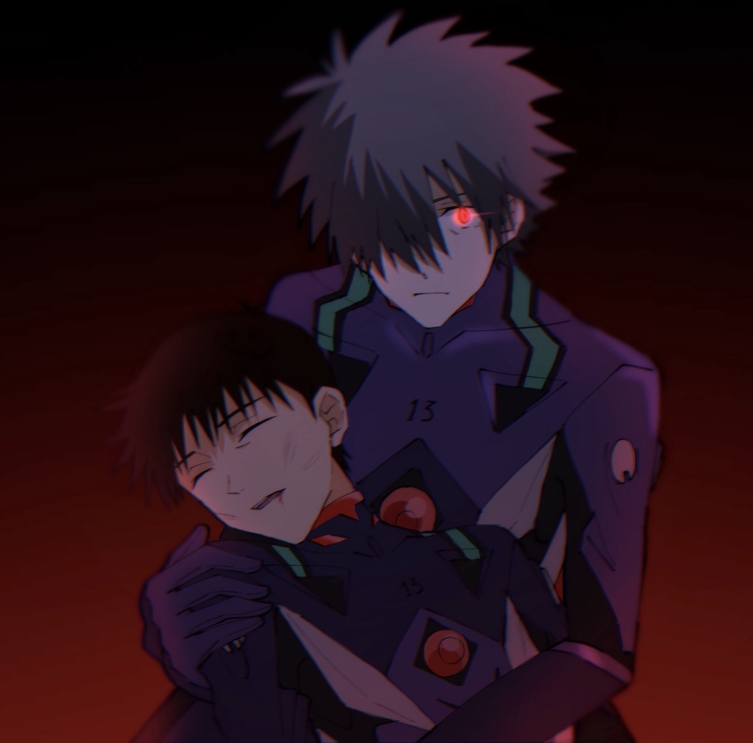 Ikari Shinji (Nagisa Kaworu) Rule 34 Image