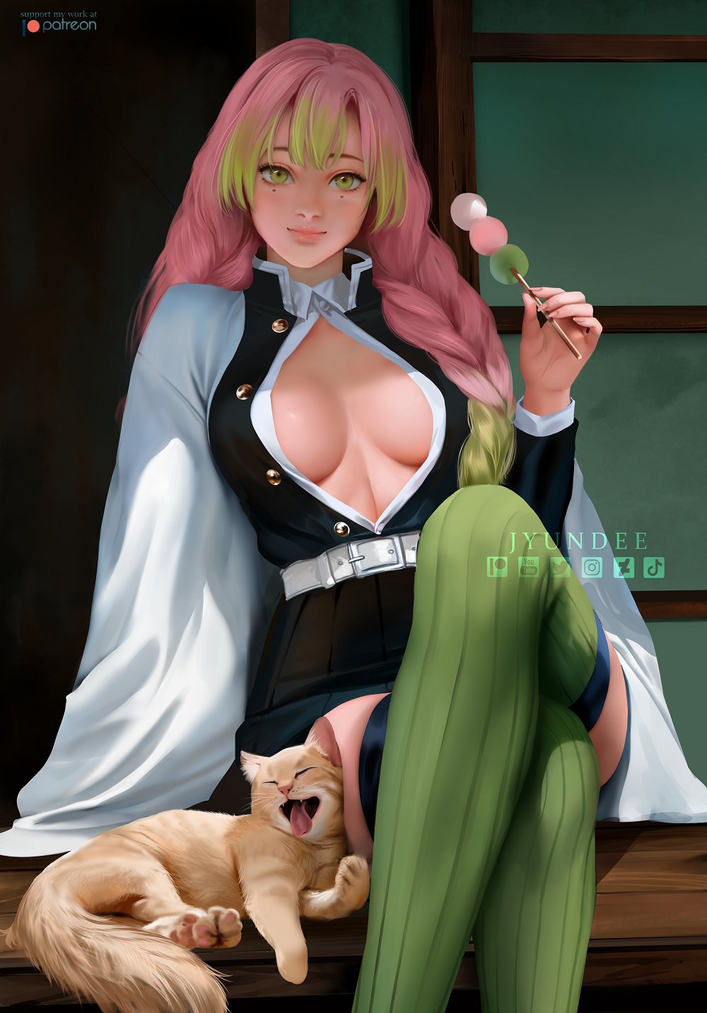 Kanroji Mitsuri (Kimetsu No Yaiba) Rule 34 Image
