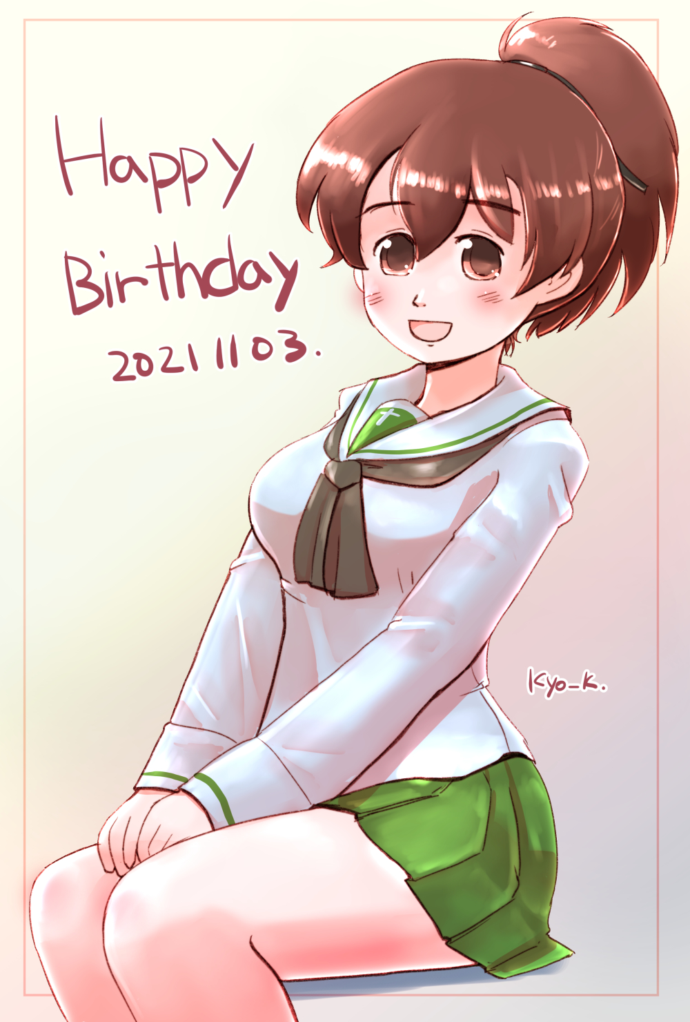 Koyama Yuzu (Girls Und Panzer) Rule 34 Image