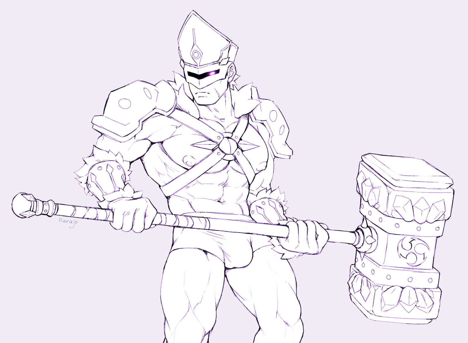 Electrohammer Vanguard (Genshin Impact) Rule 34 Image