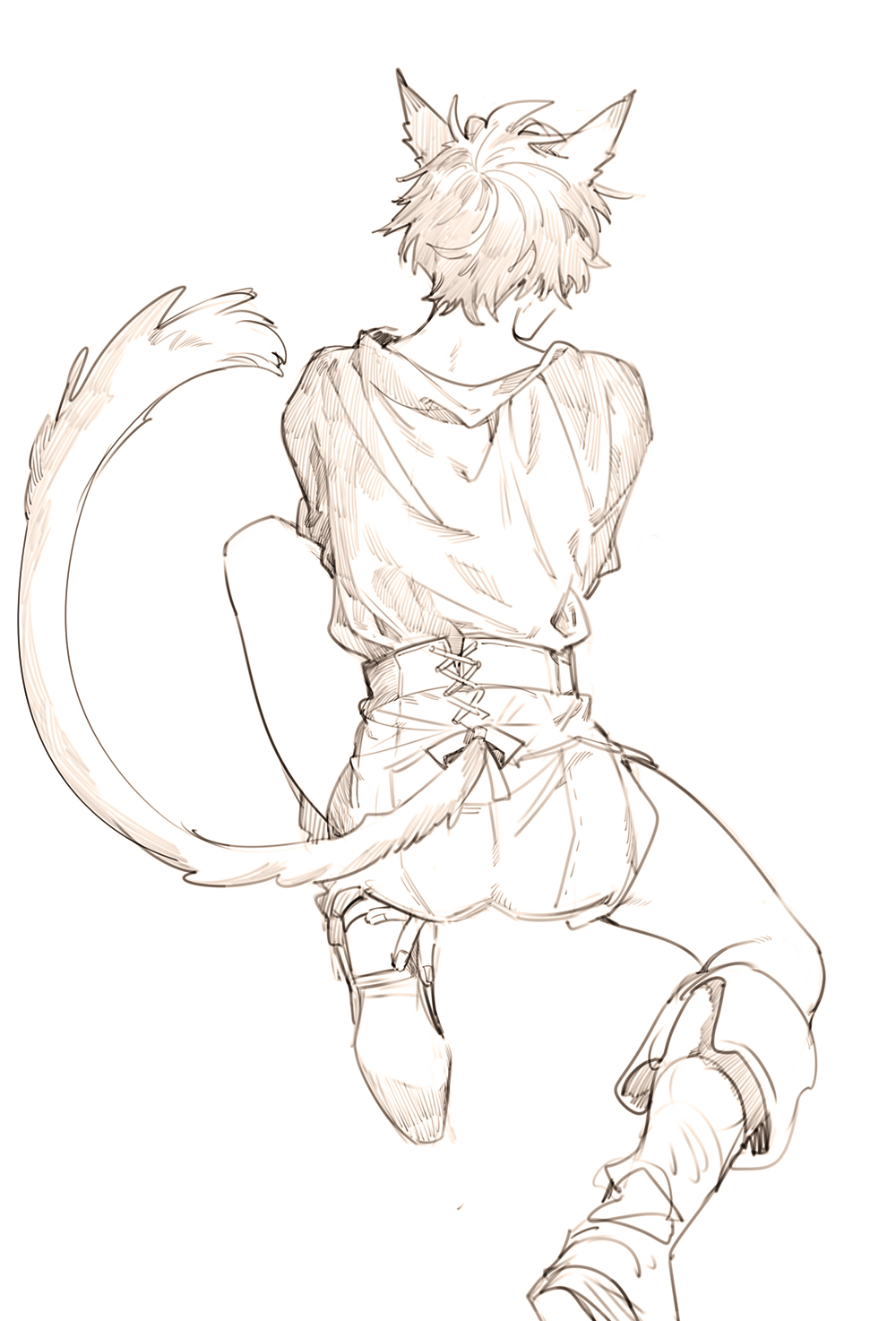 Miqo'Te (Final Fantasy) Rule 34 Image