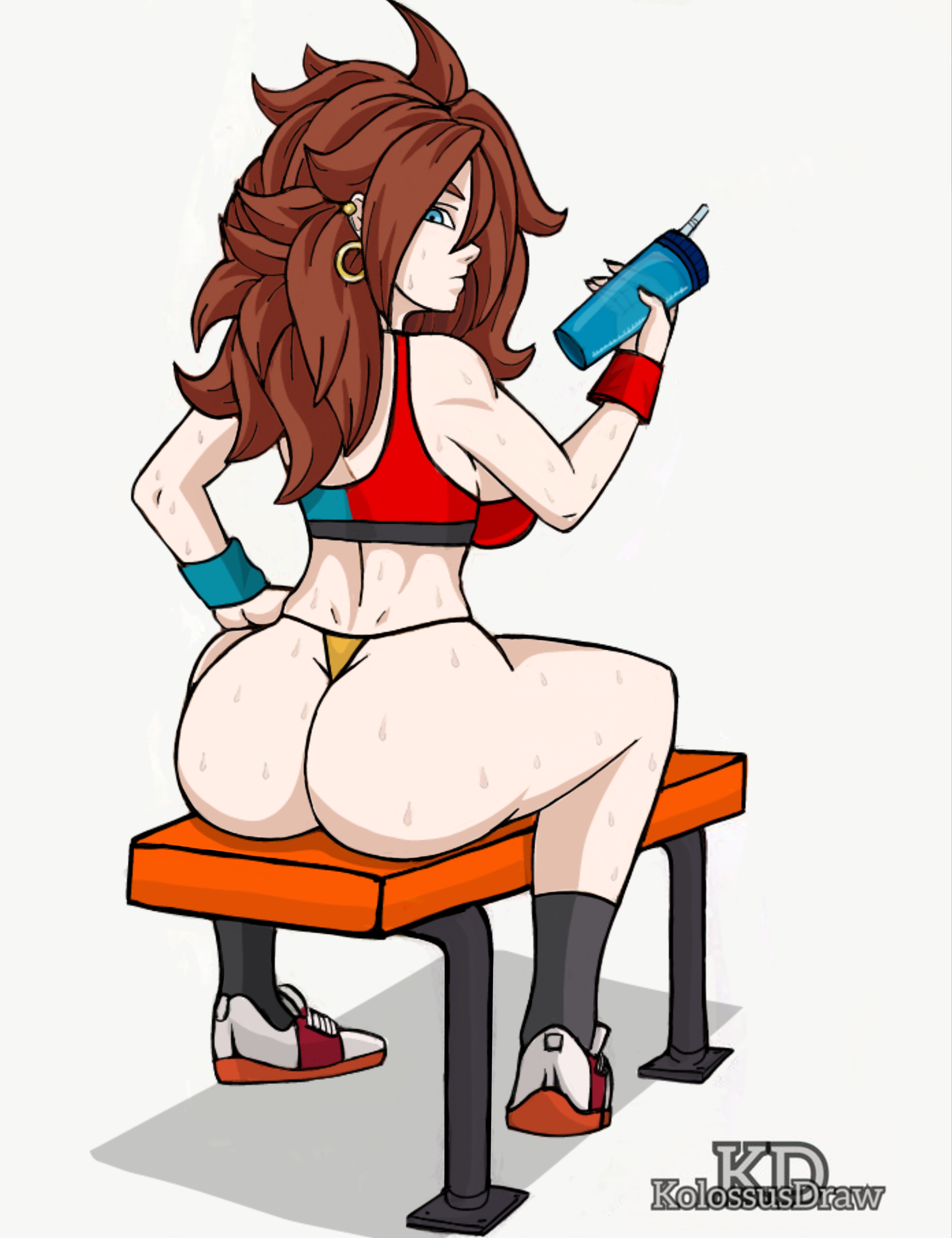 Android 21 (Dragon Ball) Rule 34 Image