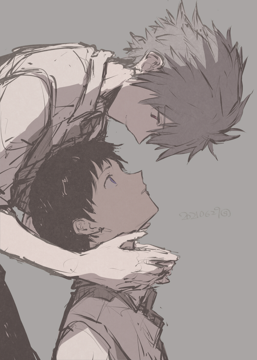 Ikari Shinji (Nagisa Kaworu) Rule 34 Image