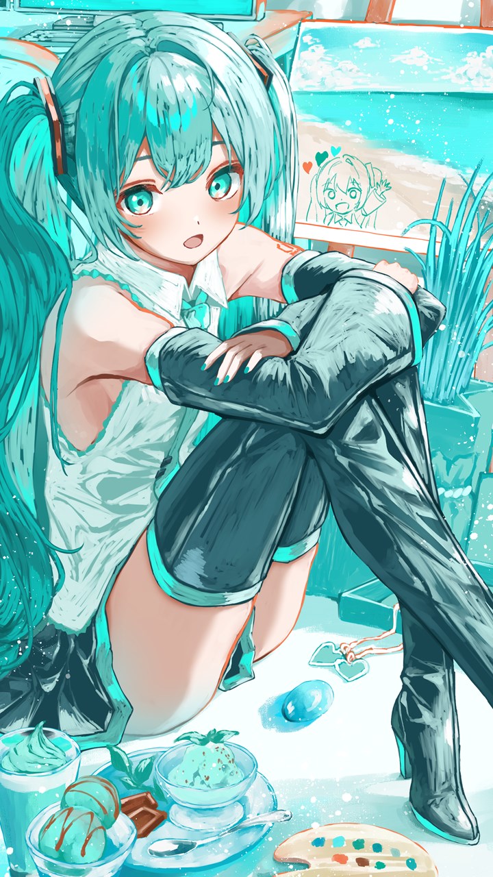 Hatsune Miku (Vocaloid) Rule 34 Image