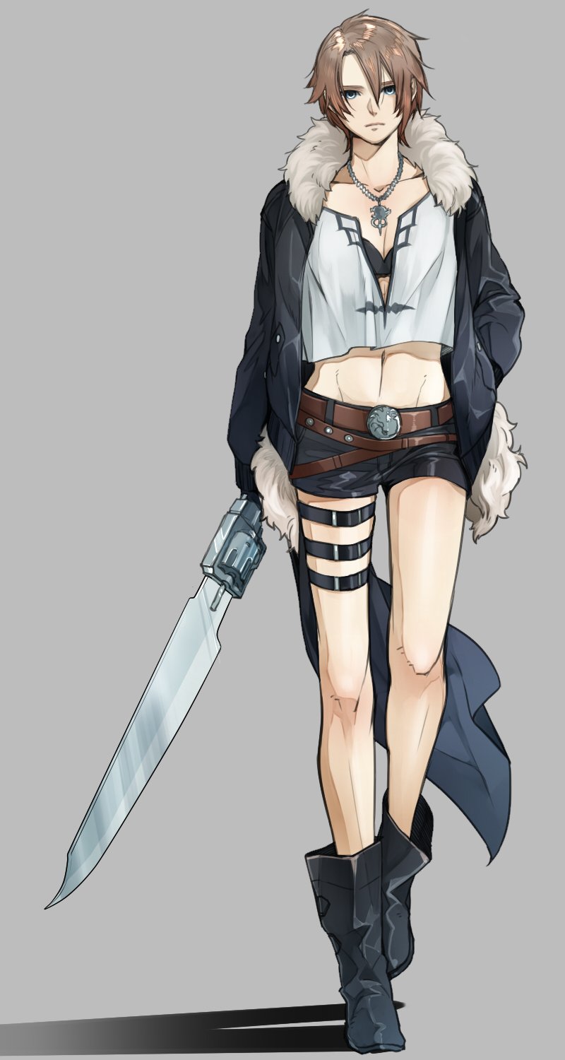 Squall Leonhart (Final Fantasy) Rule 34 Image