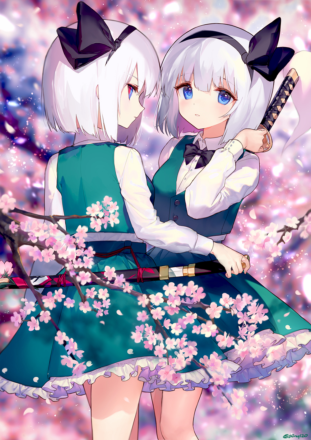 Konpaku Youmu (Touhou) Rule 34 Image