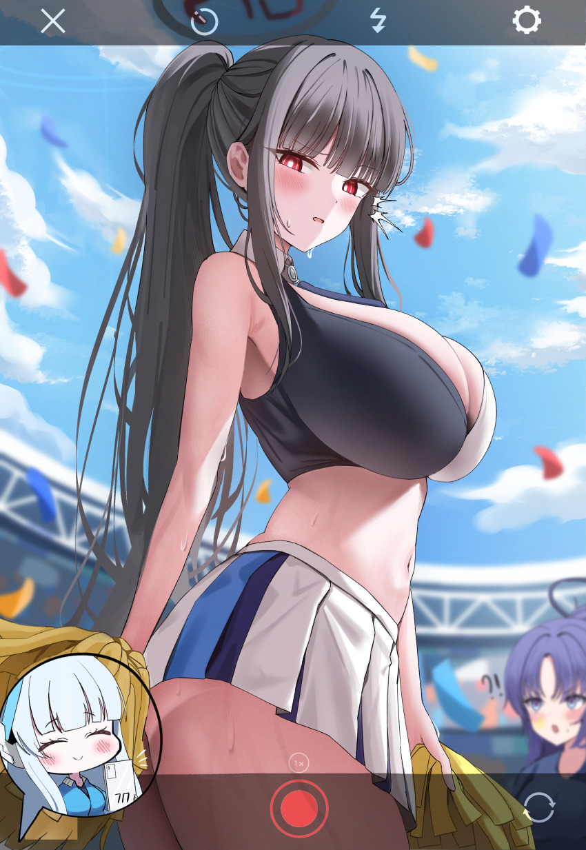 Millennium Cheerleader Outfit (Blue Archive) Rule 34 Image