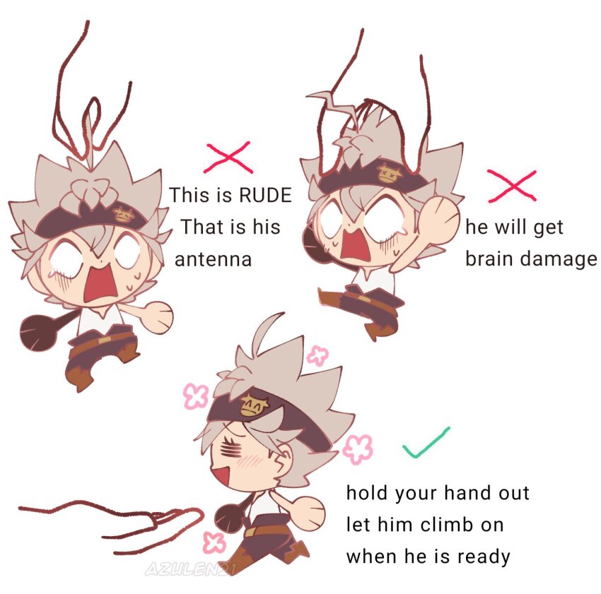 Asta (Black Clover) Rule 34 Image