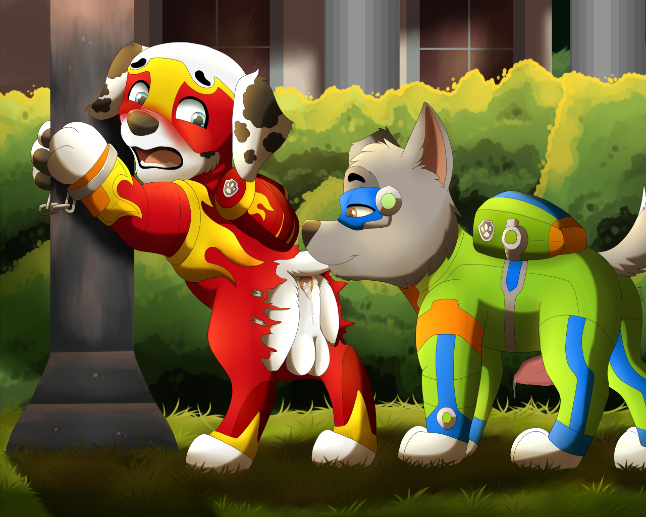 Marshall (Paw Patrol) Rule 34 Image