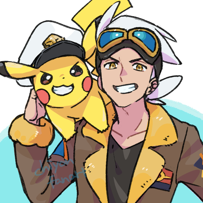 Gen 1 Pokemon (Captain Pikachu) Rule 34 Image