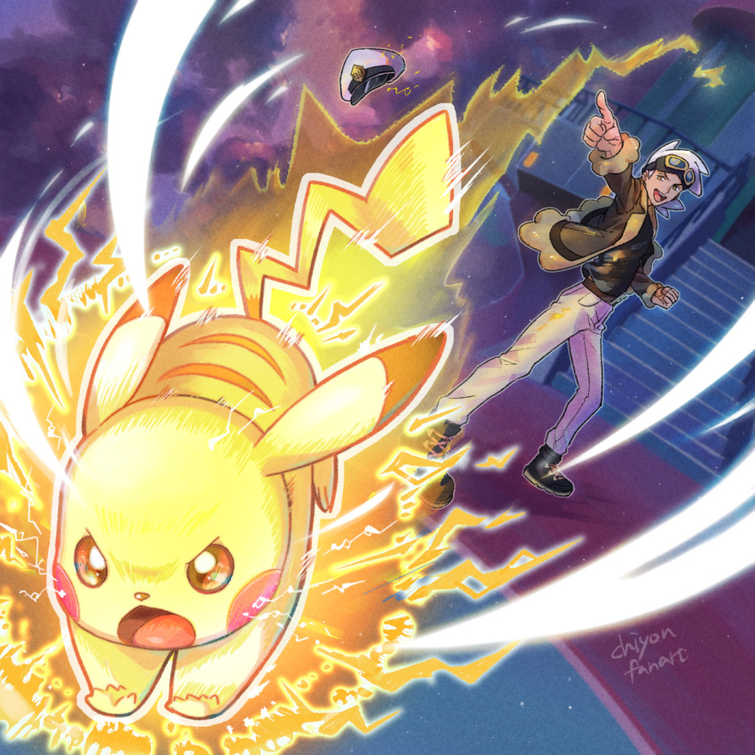 Gen 1 Pokemon (Captain Pikachu) Rule 34 Image