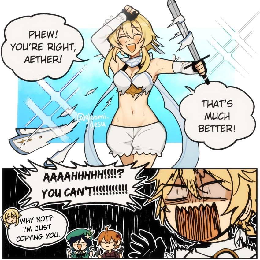 Aether (Genshin Impact) Rule 34 Image