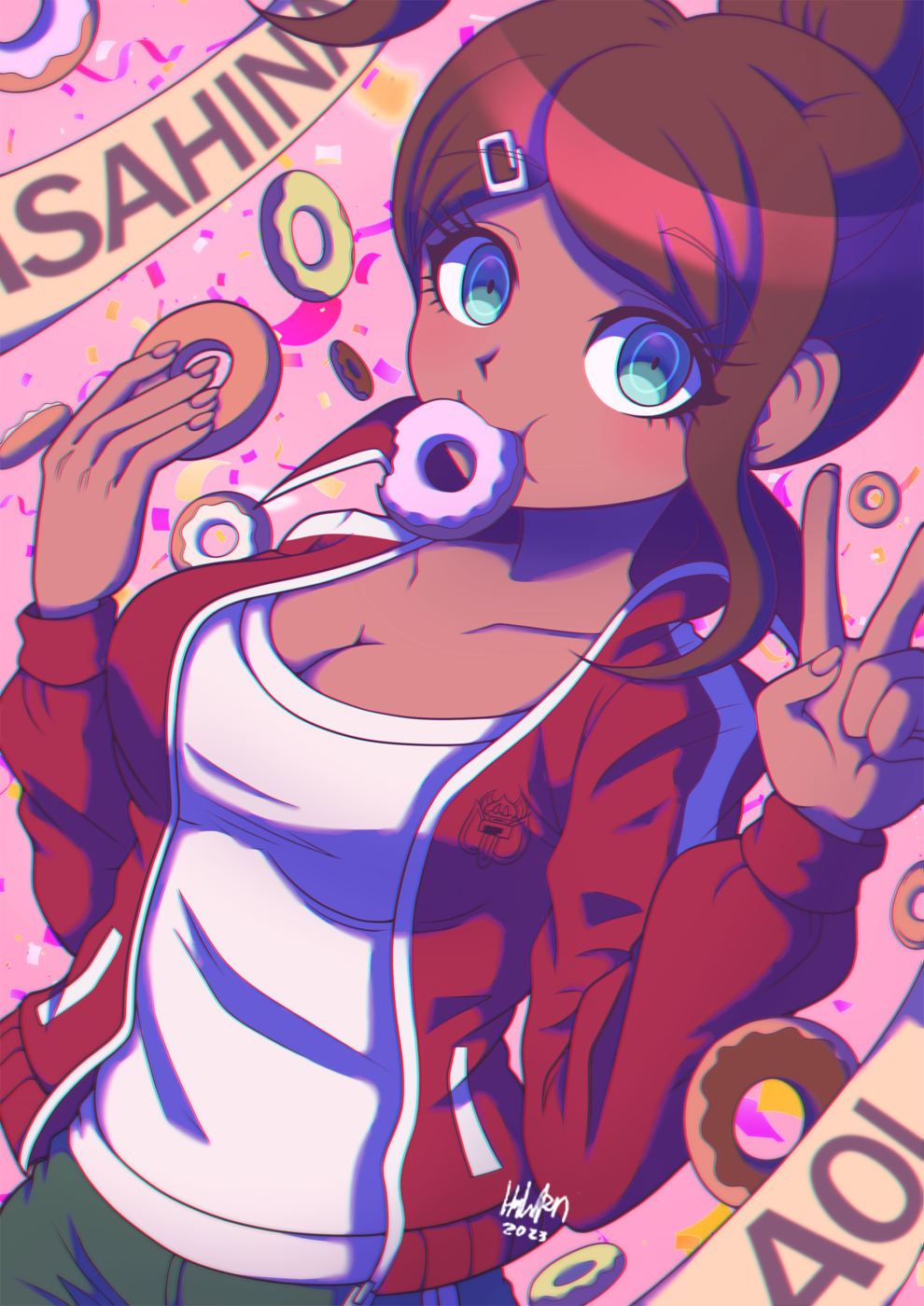 Asahina Aoi (Danganronpa: Trigger Happy Havoc) Rule 34 Image