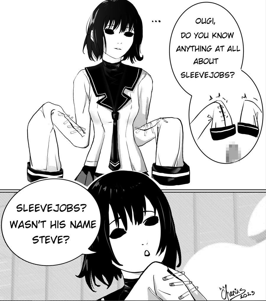 Oshino Ougi (Monogatari (Series)) Rule 34 Image
