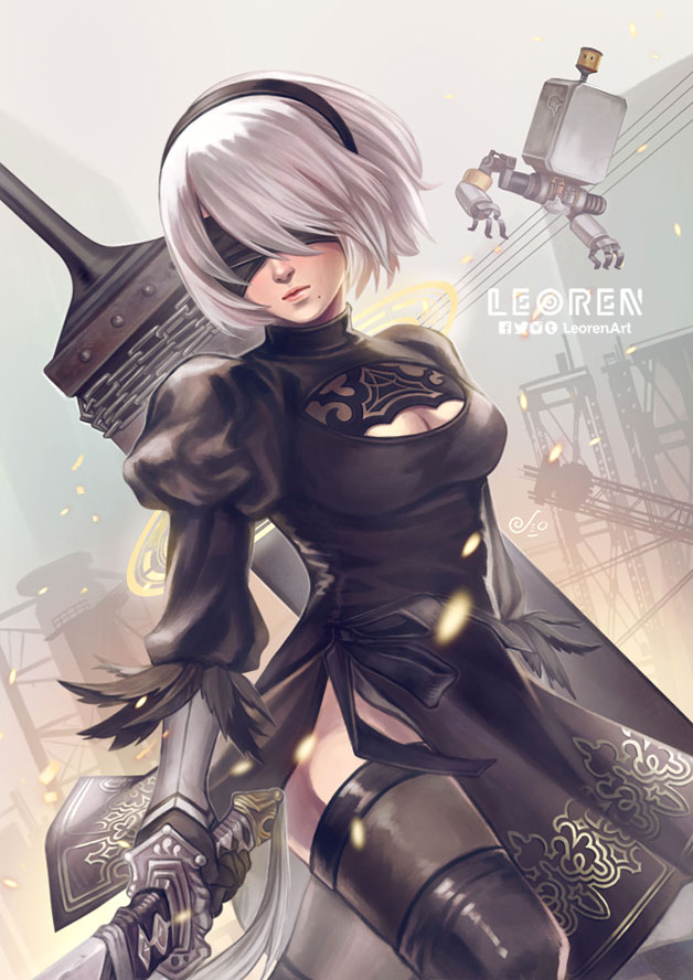 2b (Nier:Automata) Rule 34 Image