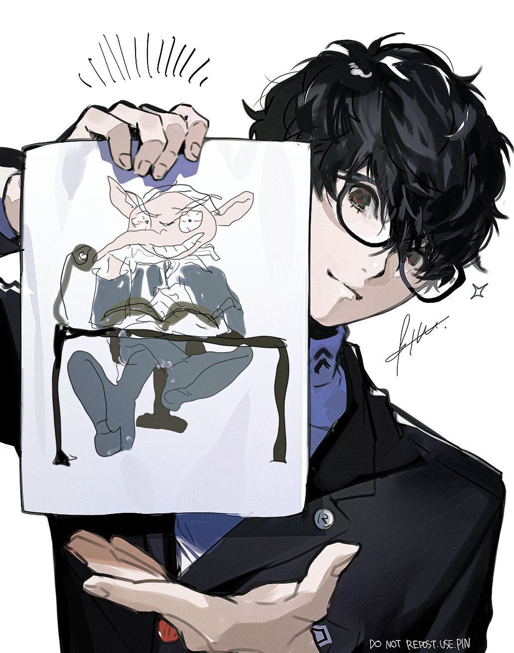 Amamiya Ren (Persona) Rule 34 Image