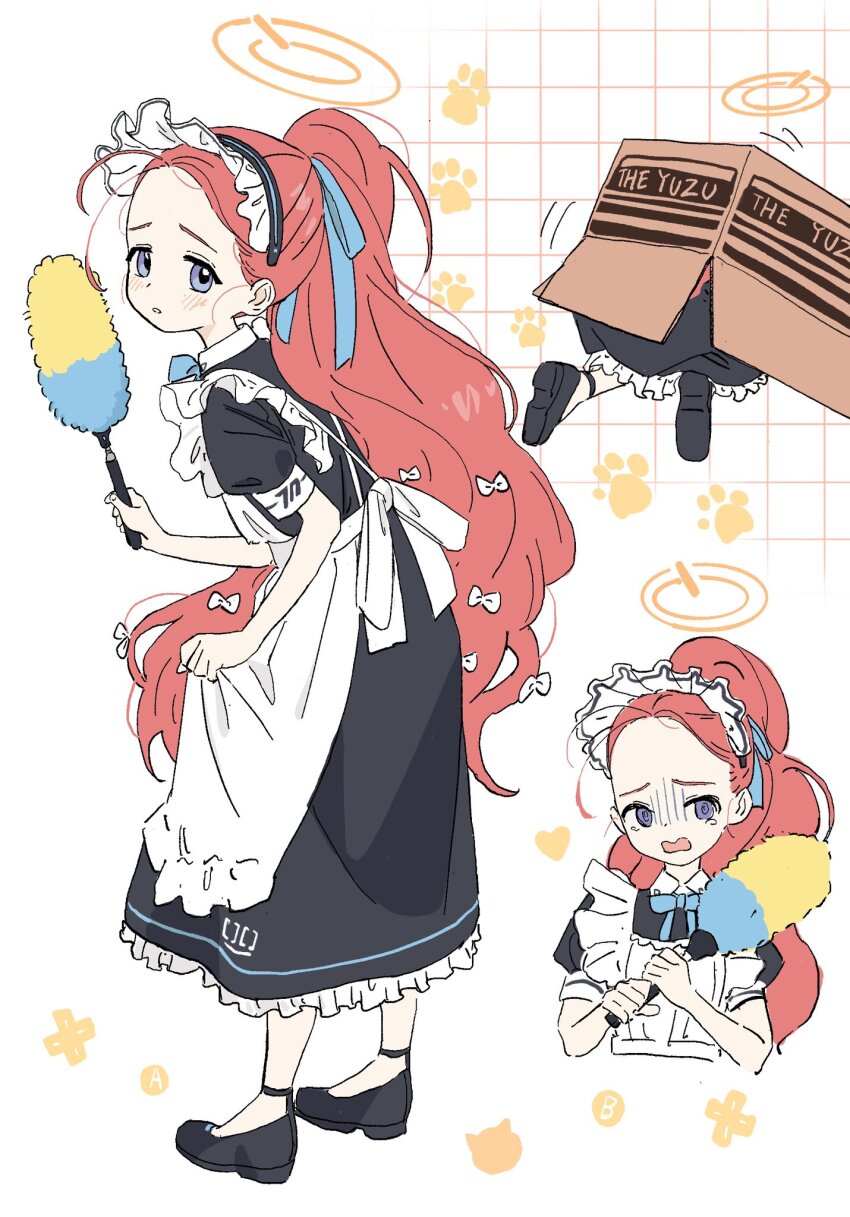 Yuzu (Maid) (Blue Archive) Rule 34 Image