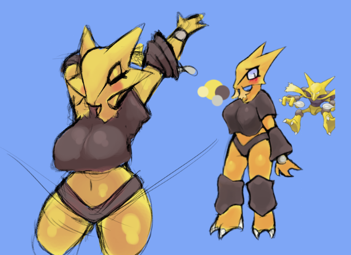 Alakazam (Pokemon) Rule 34 Image