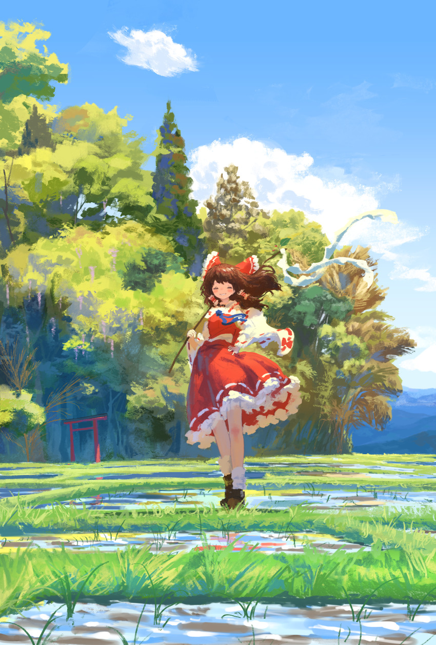 Hakurei Reimu (Touhou) Rule 34 Image