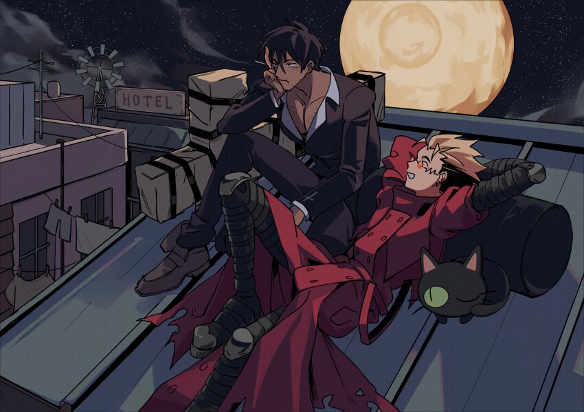 Vash The Stampede (Kuroneko (Trigun)) Rule 34 Image